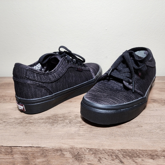 VANS UltraCush HD Pro Mens Black Canvas Lace Up Skateboard Shoes Sneakers Sz 6.5 - Picture 3 of 11